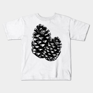 Two pinecone hand-drawing Kids T-Shirt